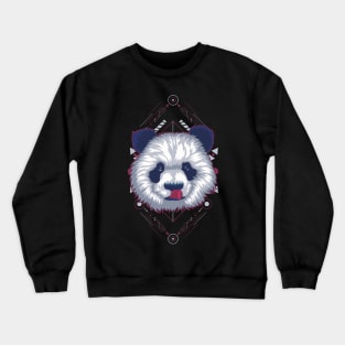 panda face Crewneck Sweatshirt